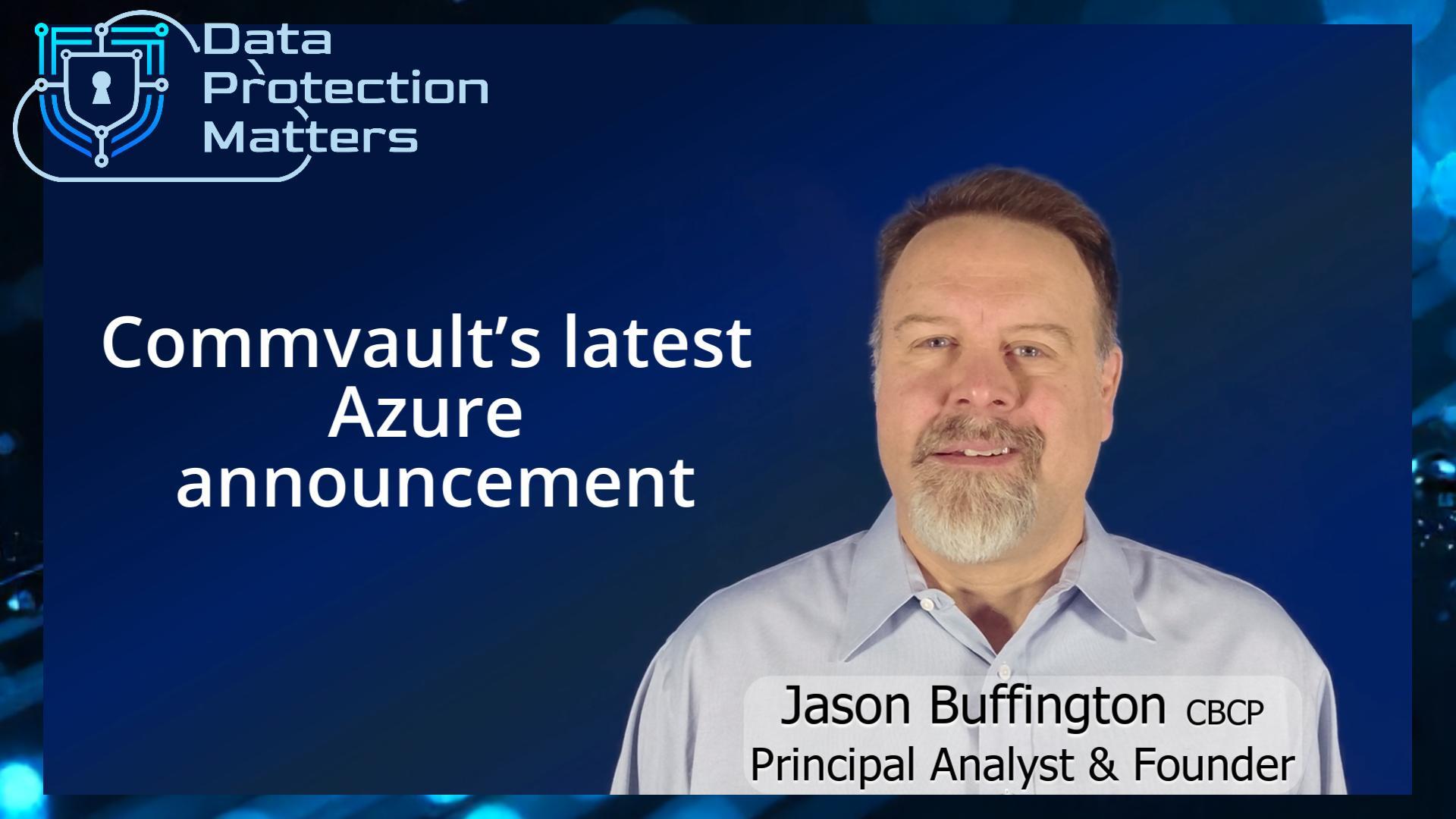 Commvault’s latest Azure announcement